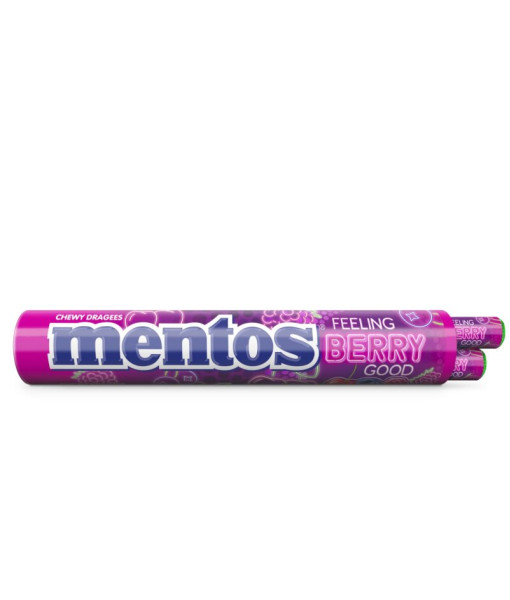 Mentos Chewy Dragees<br>Feeling Berry Good x 8 rolls<br>296g