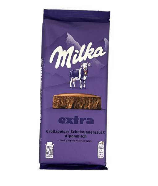 Milka<br>Extra Chunky Alpine Milk Chocolate<br>190 g