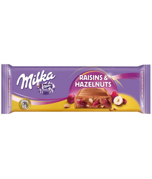 Milka Raisins & Hazelnuts Tablet 270 g
