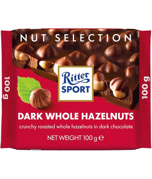 Ritter Sport<br>Dark Whole Hazelnuts<br>100 g