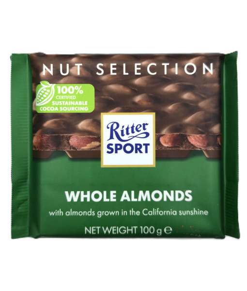 Ritter Sport<br> Whole Almonds<br>100 g