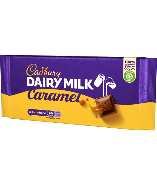 Barre de Chocolat Cadbury Dairy Milk Caramel 200g