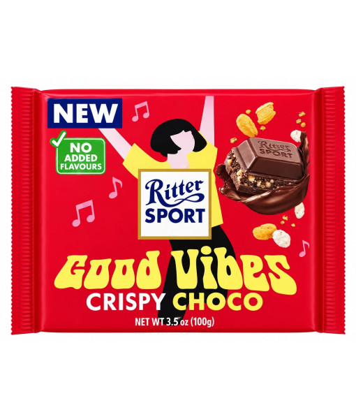 Ritter Sport<br>Good Vibes Crispy Choco<br>100 g