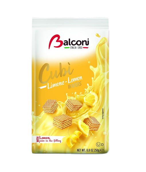 Balconi <br> Cubi Citron Wafers <br> 250g