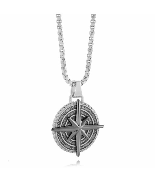 Italgem Steel <br>North Star Compass Pendant