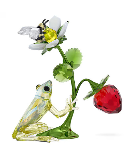 Swarovski <br>Idyllia Frog<br>Bee and Strawberry