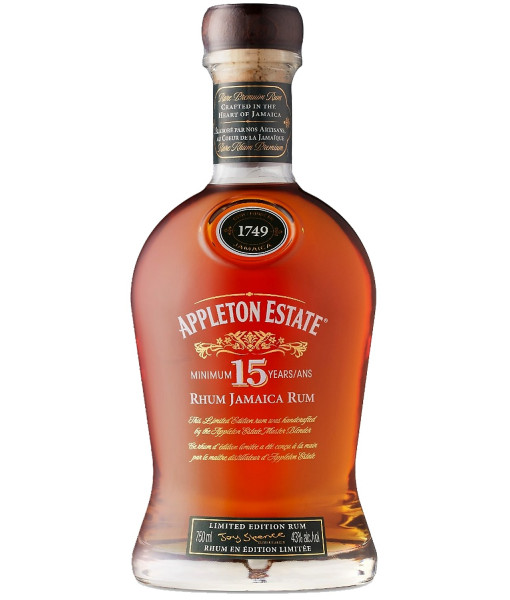 Appleton Estate 15 ans<br>Rhum Ambré | 750 ml | Jamaïque