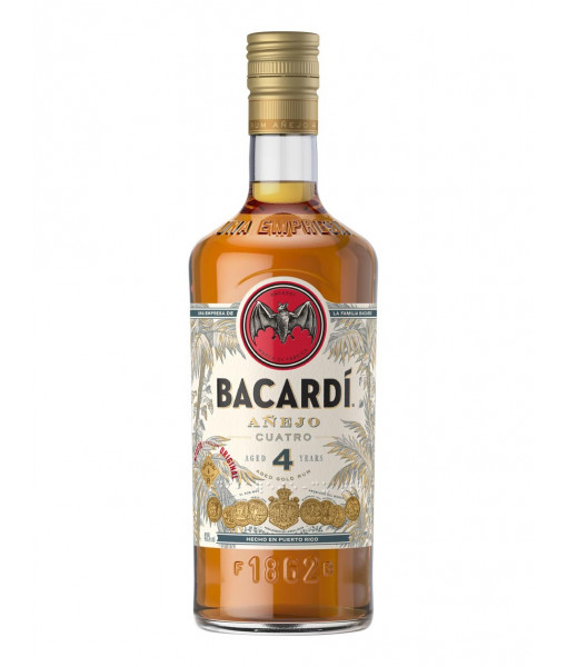 Bacardi Cuatro<br>Amber Rum | 1 L | Puerto Rico