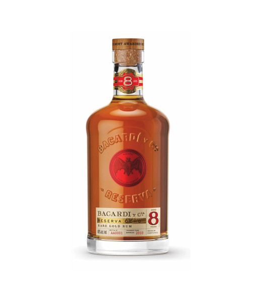 Bacardi 8 Ans<br>Rhum Ambré | 1 L | Porto Rico