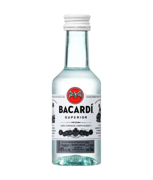 Bacardi Superior<br>White Rum | 50 ml | Puerto Rico
