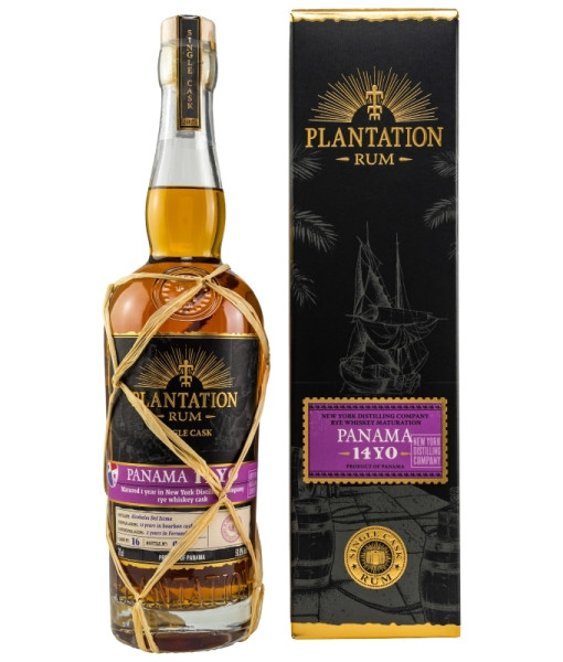 Plantation Panama Single Cask 14 Years Rye Whiskey<br> Brown rum | 700ml | Panama