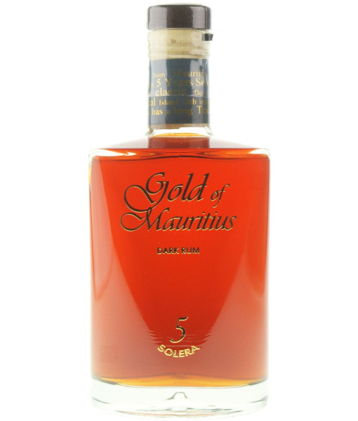 Gold of Mauritius Solera 5 years<br> Amber rum | 700ml | Mauritius