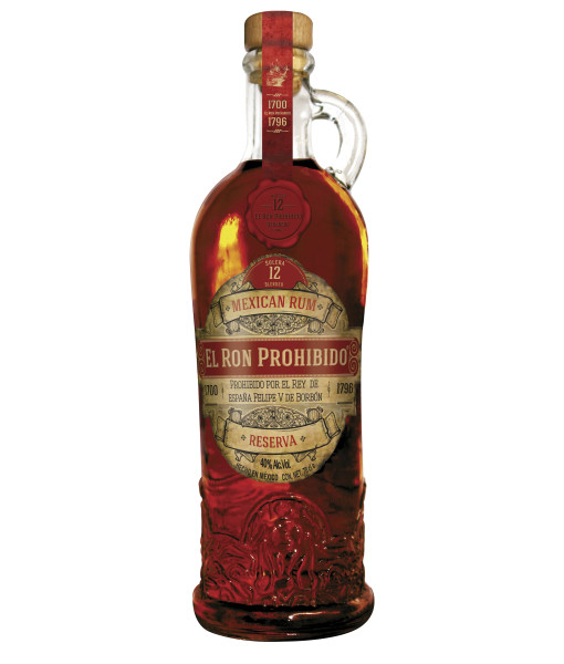 El Ron Prohibido 12 years old Habanero<br> Amber rum | 750ml | Mexico