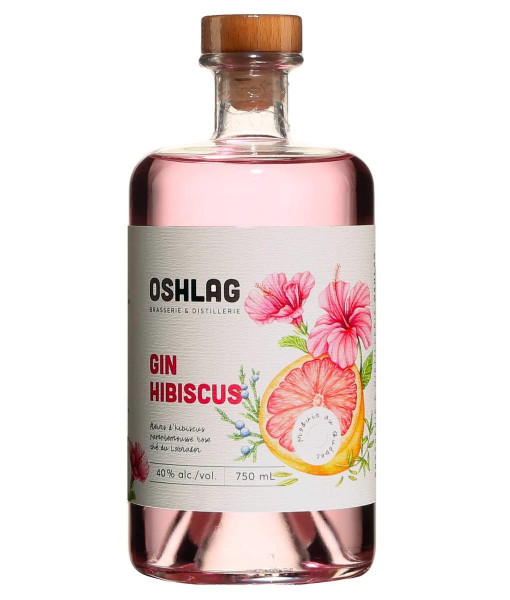 Oshlag Hibiscus<br> Flavoured dry gin | 750ml | Canada, Quebec