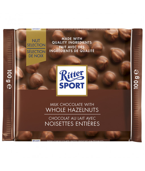 Ritter Sport<br> Whole Hazelnuts<br> 100 g