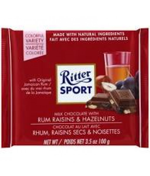 Ritter Sport<br>Rum Raisin Hazelnut 100g