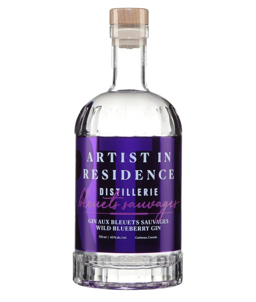 Distillerie Artist in Residence Bleuets Sauvages<br> Dry gin aromatisé (bleuet) | 750ml | Canada, Québec