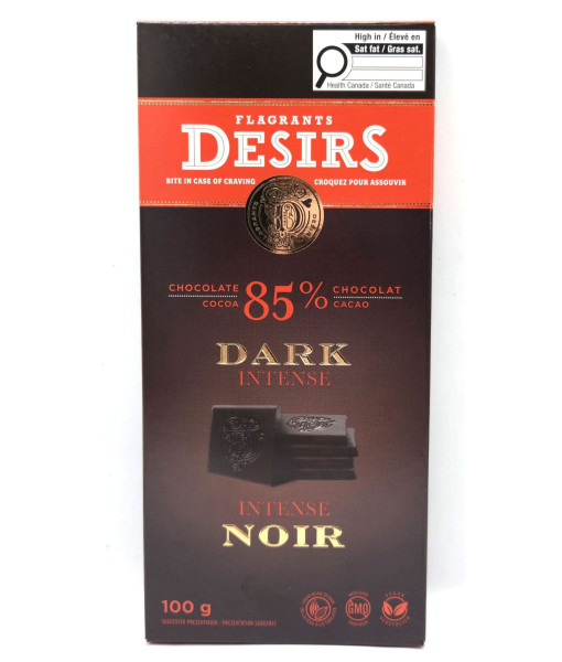 Flagrants Desirs<br>85% Chocolat Noir Intense<br>100 g
