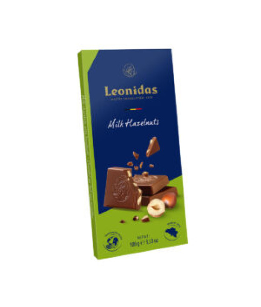 Leonidas<br>Milk Chocolate Hazelnut Tablet<br>100g