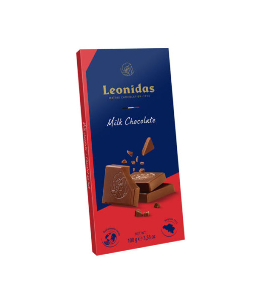 Leonidas<br>Milk Chocolate Tablet<br>100g
