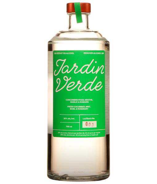 Jardin Verde<br>Dry gin   |   700 ml   |   Canada,  Québec