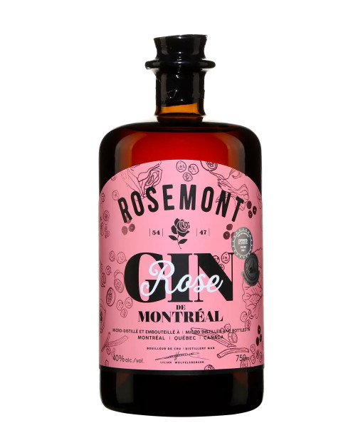 Rosemont Gin Rose de Montréal<br>Genièvre   |   750 ml   |   Canada  Québec
