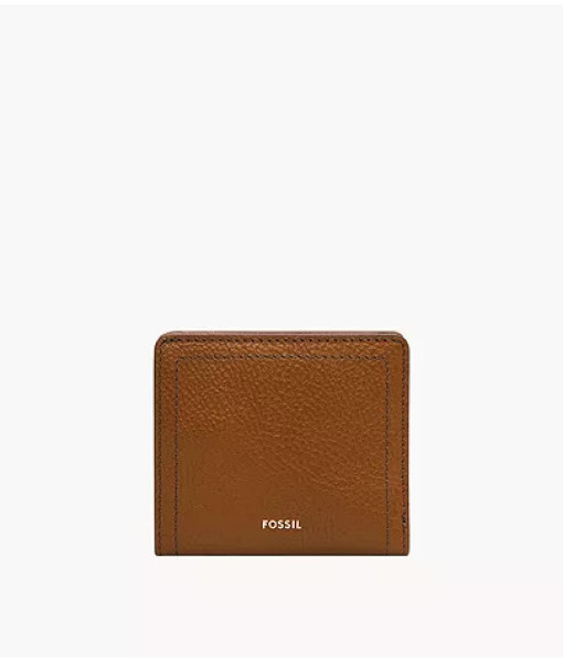 Fossil<br>Logan RFID Small Bifold<br>Saddle