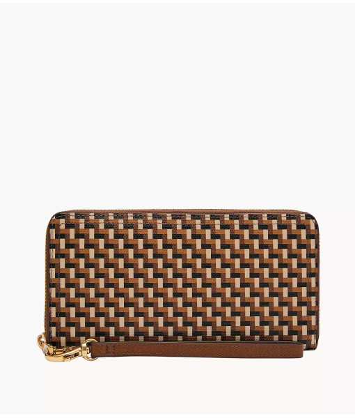 Fossil<br>Pochette entourée d’une fermeture à glissière Logan<br>Tissage neutre