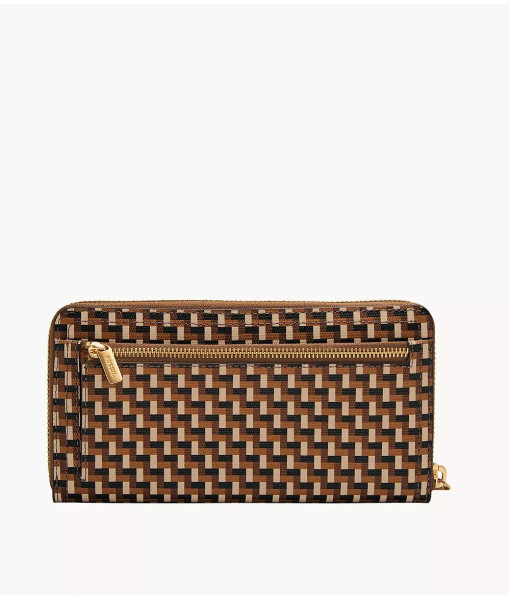Fossil<br>Pochette entourée d’une fermeture à glissière Logan<br>Tissage neutre