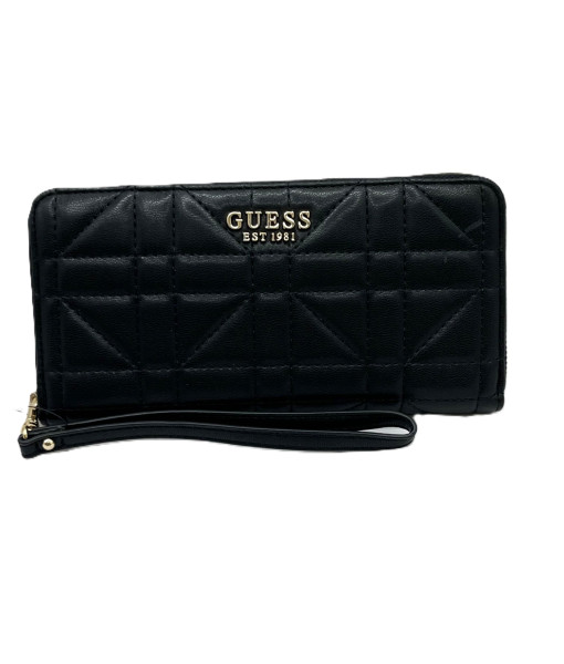 Guess<br>Assia Large Zip Around Wallet<br>Black