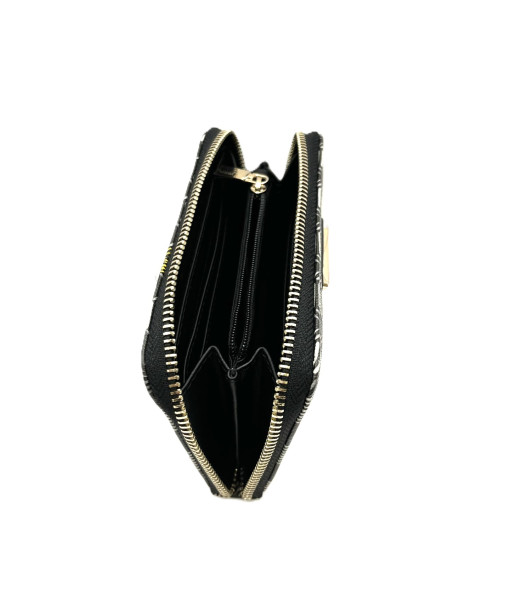 Guess<br>Damen G Wave SLG Medium Zip Around<br>Black Logo