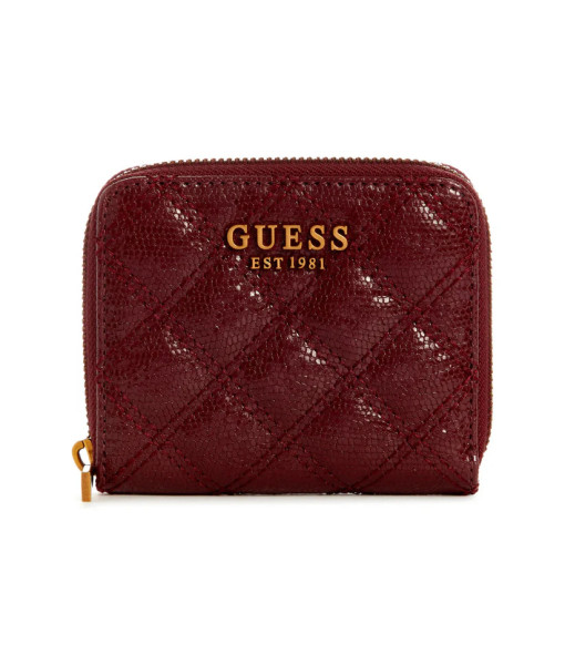 Guess<br>Giully SLG Small Zip Around<br>Burgundy