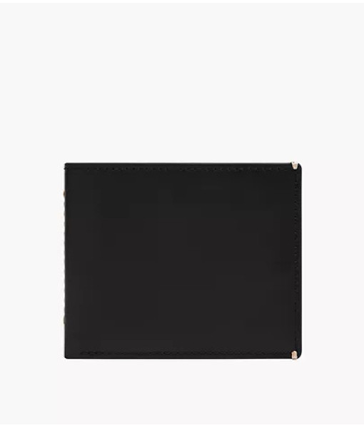 Fossil<br>Portefeuille à deux volets avec fenêtre transparente rabattable Westover<br>Noir