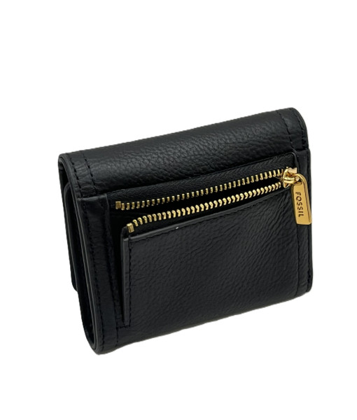 Fossil<br>Portefeuille à trois volets RFID Logan<br>Noir