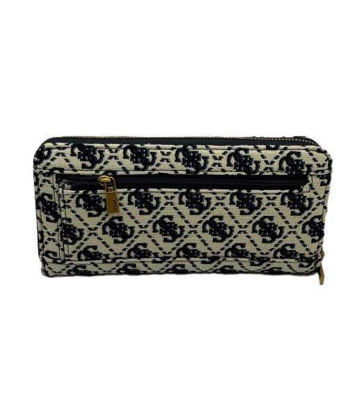 Guess<br>Izzy SLG Grand portefeuille zippé pour femme<br>Marine