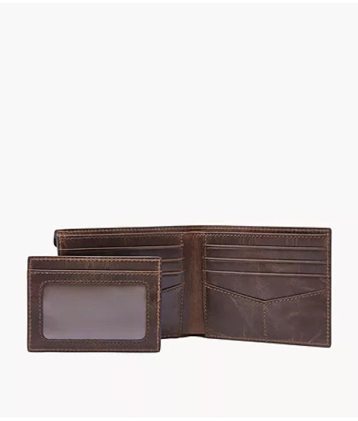 Fossil<br>Derrick coulissant 2 en 1<br>Brun foncé