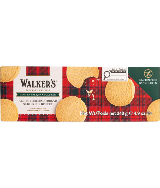 Walkers <br> San Gluten Sablés pur beurre <br> 140g