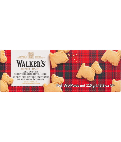 Walkers <br> Sablés pur beurres en forme de Terriers Écossais <br> 110g