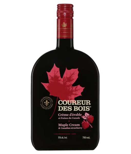 Coureur des Bois Crème d'Érable et Fraises du Canada<br>Boisson à la crème   |   750 ml   |   Canada,  Québec