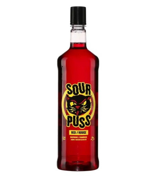 Sour Puss Framboise Rouge <br> Liqueur   |   1,14 L   |   Canada, Québec