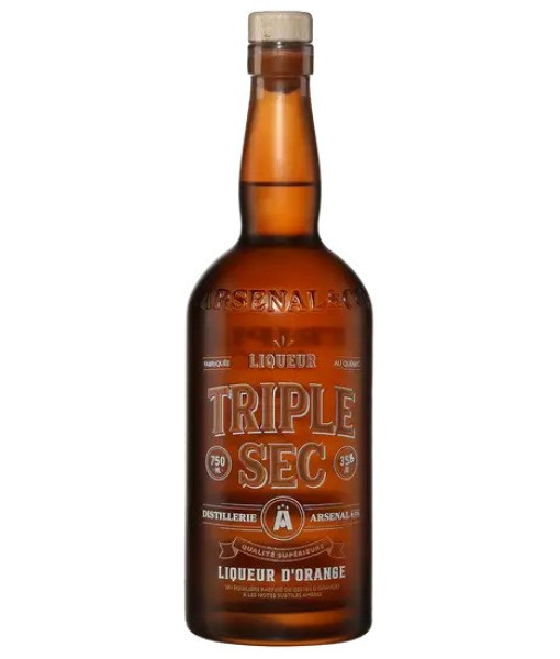 Distillerie Arsenal & CO. Arsenal Liqueur Triple sec<br>Liqueur de fruit   |   750 ml   |   Canada, Québec