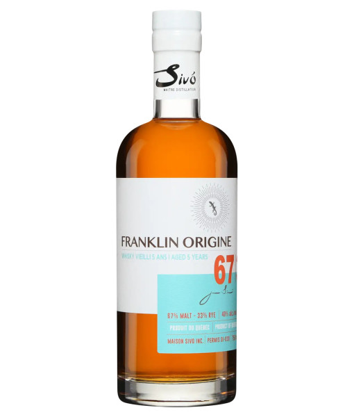Franklin Origine 67/33 <br> Whisky | 750 ml | Canada, Québec