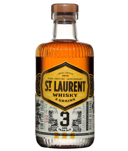 St-Laurent Whisky Trois Grains 3 years old<br>Canadian whisky | 700 ml | Canada, Quebec