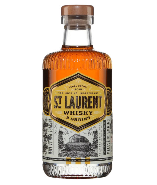 St-Laurent Whisky Trois Grains 3 Ans<br>Whisky canadien | 700 ml | Canada, Québec