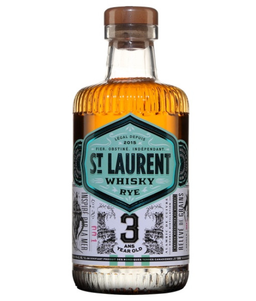 St-Laurent 3 Years Old Rye<br>Canadian whisky | 700 ml | Canada, Quebec