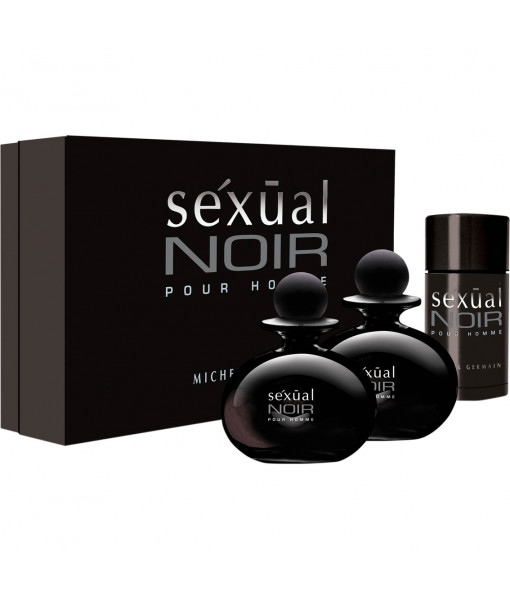 Michel Germain<br>Sexual Noir Pour Homme<br>Eau de Toilette 125ml/4.2 oz<br>After Shave 125ml/4.2 oz<br>Deodorant 80gr/2.8 oz
