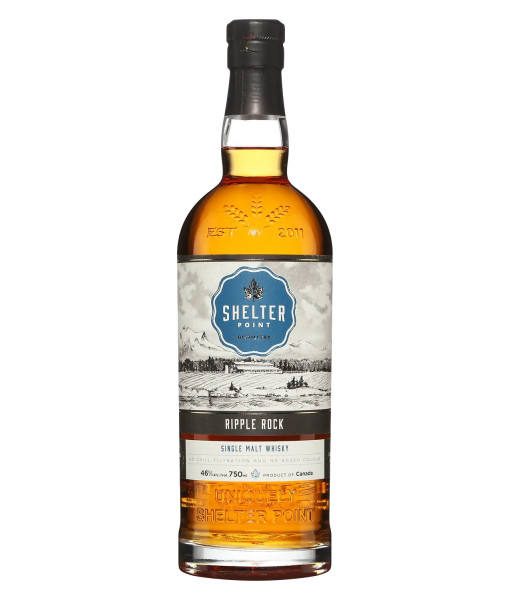 Shelter Point Ripple Rock Single Malt<br>Whisky   |   750 ml   |   Canada  Colombie-Britannique