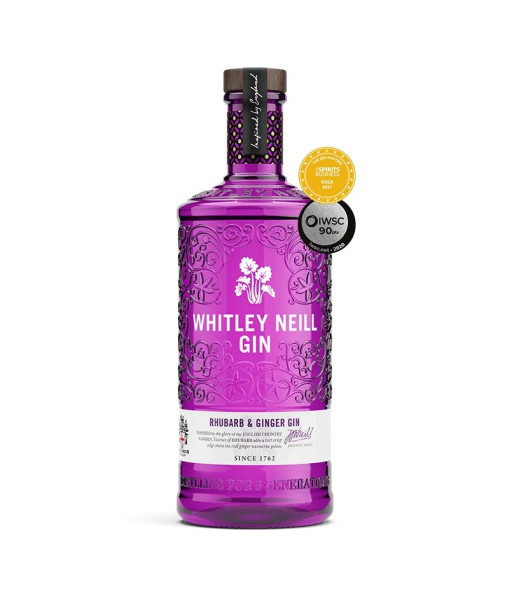 Whitley Neill Rhubarb<br>Gin aromatisé | 1 L | Angleterre