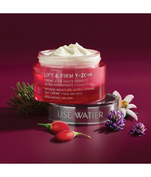 Lise Watier<br>Lift & Firm Y-Zone crème jour haute fermeté ultra hydratante - Peau sèche et très sèche<br>50 ml