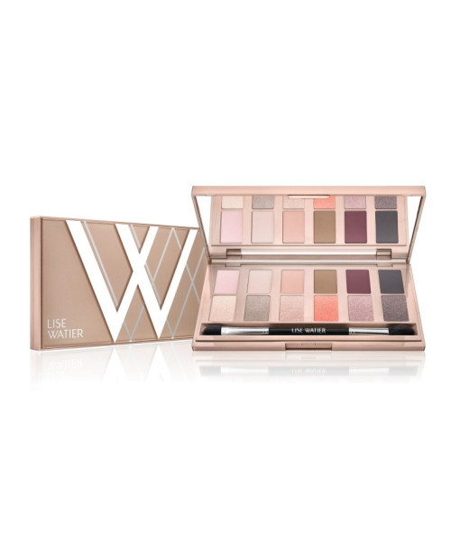 Lise Watier<br>Rose Nudes Palette fards à paupières 12 couleurs